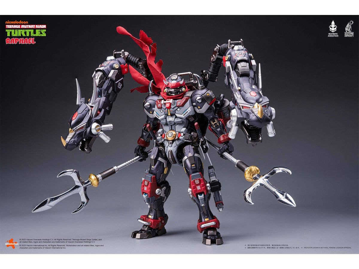 HB0095 ティーンエイジ・ミュータント・ニンジャ・タートルズ ラファエロ 赤サツ(あかさつ) 合金可動フィギュア