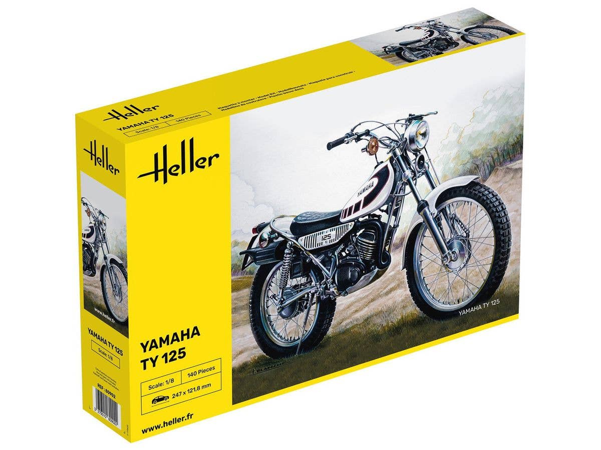 1/8 ヤマハ トライアルバイク TY 125