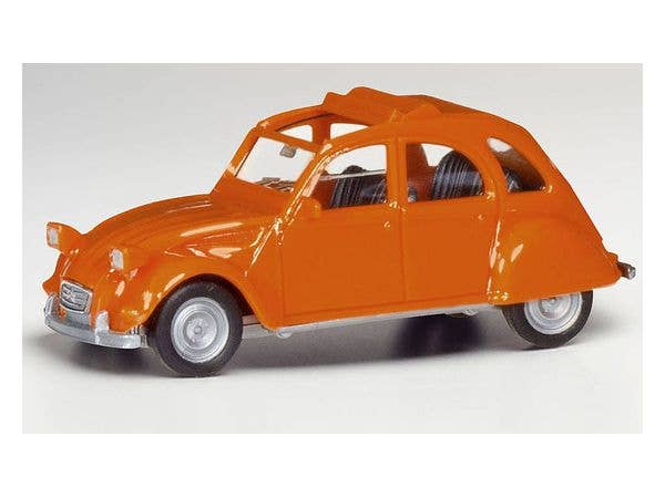 1/87 シトロエン 2 CV with Folding Top Open オレンジレッド
