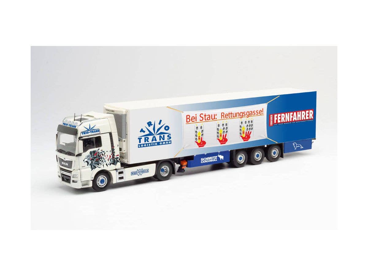 1/50 MAN TGX XXL Euro 6c 冷蔵 Trio-Trans/Fernfahrer