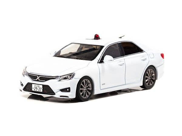1/43 トヨタ マーク X 350S +M スーパーチャージャー(GRX133) 2016 警視庁高速道路交通警察隊車両 (覆面 白)