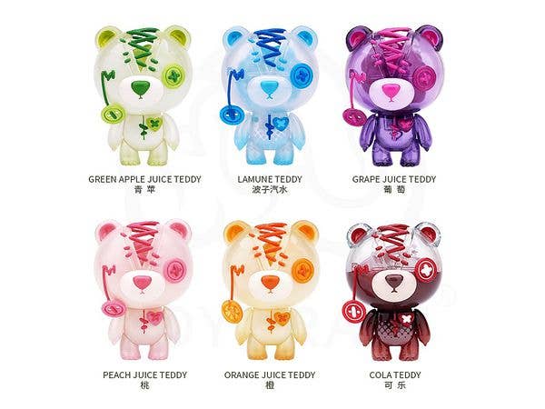 ラグディ・テディ(RAGGEDY TEDDY)第2弾 ジュースシリーズ 1Box 6pcs