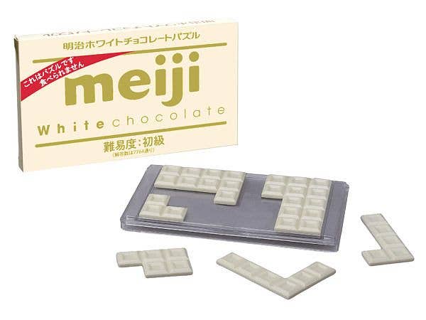 明治ホワイトチョコレートパズル