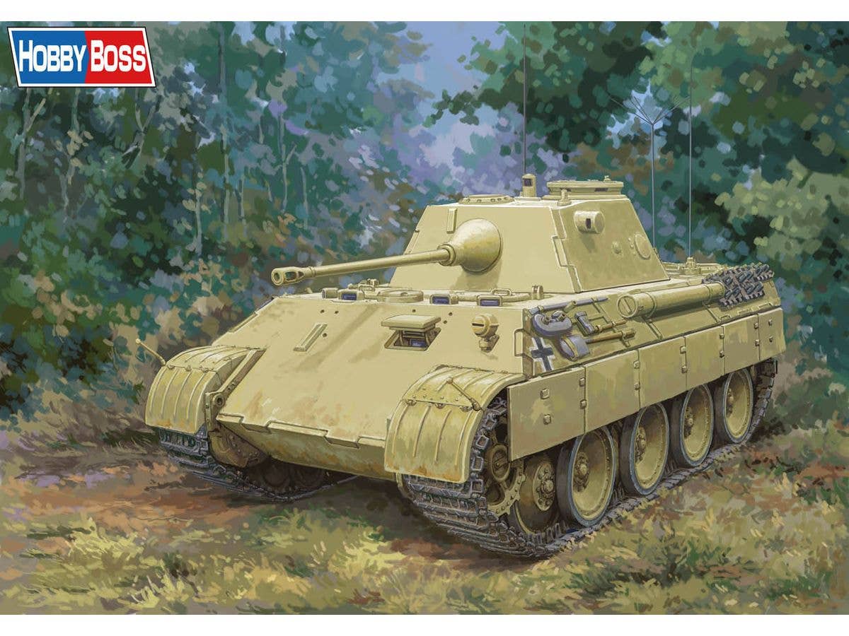 1/48 ドイツ パンサー 砲兵観測車 5cm KwK 39搭載型