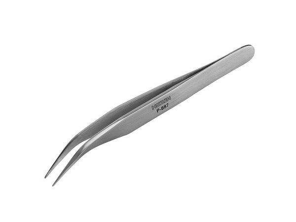 先曲がりピンセット 先曲型 0.6mm (SUS420J2)