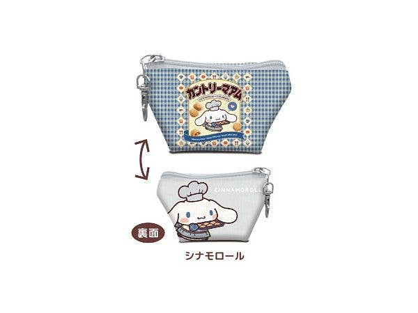サンリオキャラクターズ: イヤフォンポーチ カントリーマアム x サンリオキャラクターズ03 シナモロール