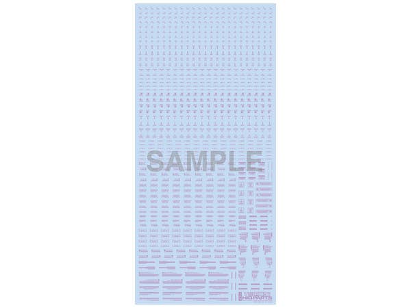 1/100 RB01コーションデカール (1枚入) パステルバイオレット