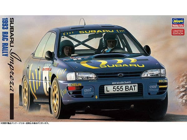 1/24 スバル インプレッサ 1993年 RAC ラリー