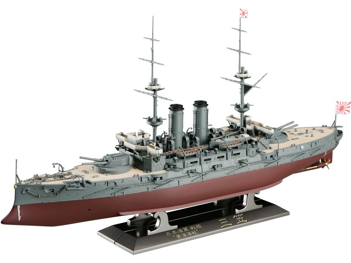 1/350 日本海軍 戦艦 三笠 黄海海戦 w/木製甲板