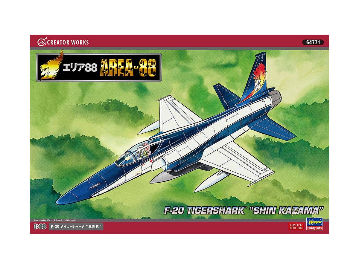1/48 エリア88 F-20 タイガーシャーク 風間真