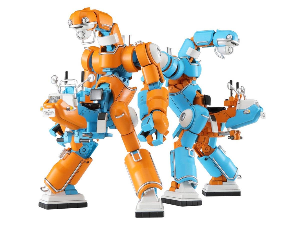 1/35 メカトロチューブ1号 No.02 おれんじ&みずいろ