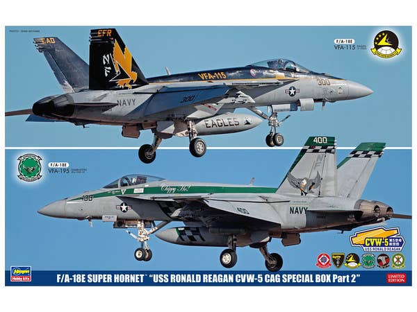 1/72 F/A-18E スーパーホーネット USS ロナルド レーガン CVW-5 CAG SP Part2
