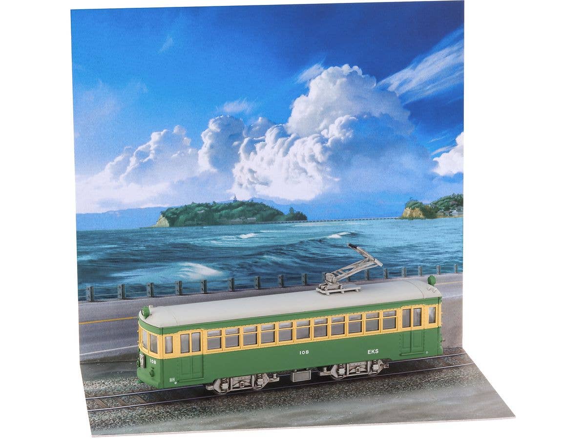 1/80 江ノ島電鉄 100形 情景シート付