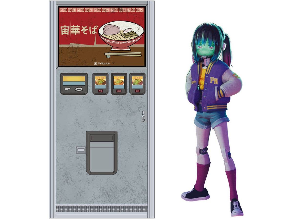 1/12 銀河特急 ミルキー サブウェイ レトロ自販機(宙華そば)