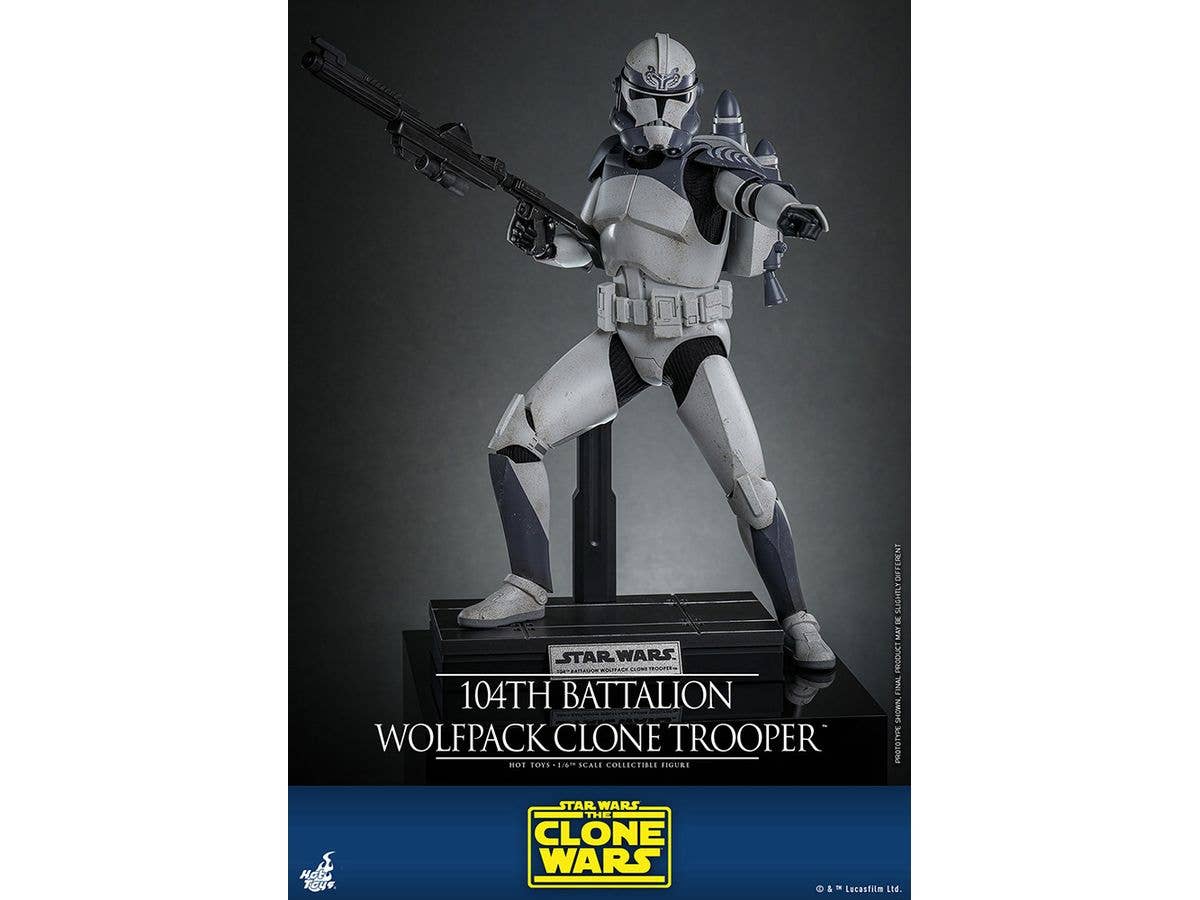 1/6 テレビ・マスターピース スター・ウォーズ:クローン・ウォーズ スケールフィギュア クローン・トルーパー(ウルフパック/第104大隊)