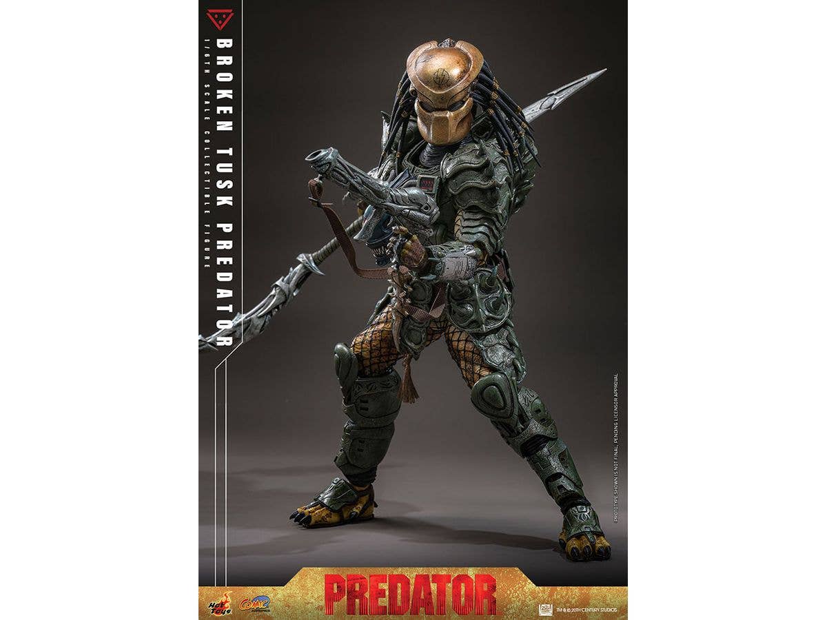 1/6 コミック・マスターピース プレデター スケールフィギュア ブロークンタスク・プレデター
