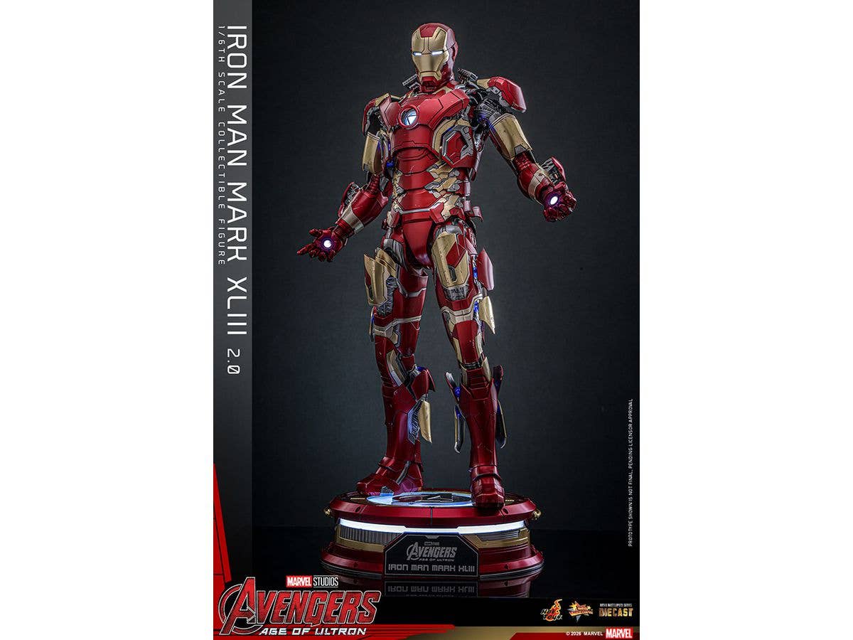 1/6 ムービー・マスターピース DIECAST アベンジャーズ/エイジ・オブ・ウルトロン スケールフィギュア アイアンマン・マーク43(2.0版)