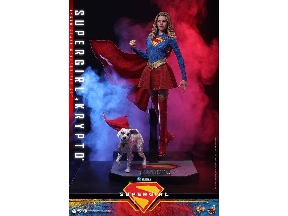 1/6 ムービー・マスターピース スーパーガール スケールフィギュア スーパーガール&クリプト