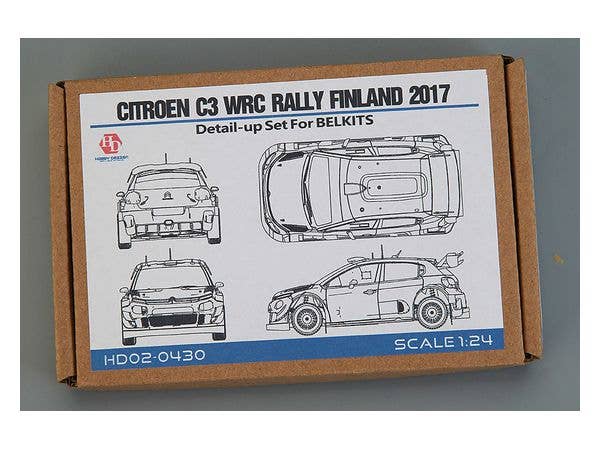 1/24 シトロエン C3Wrc ラリー フィンランド 2017 ベルキット用セット