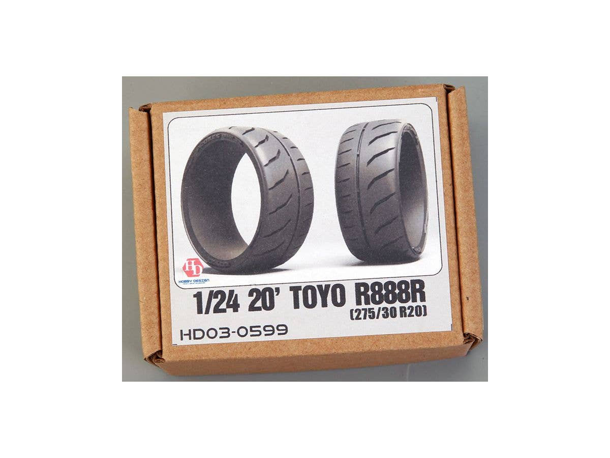1/24 20インチ トーヨー R888R [275/30 R20] タイヤセット