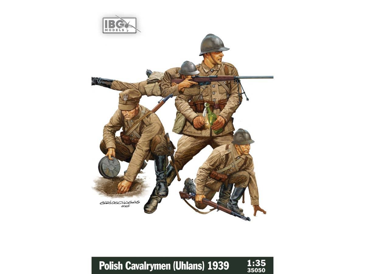 1/35 ポーランド軍 1939年 ウーラン騎兵セット (4体入) (武装パーツ付)