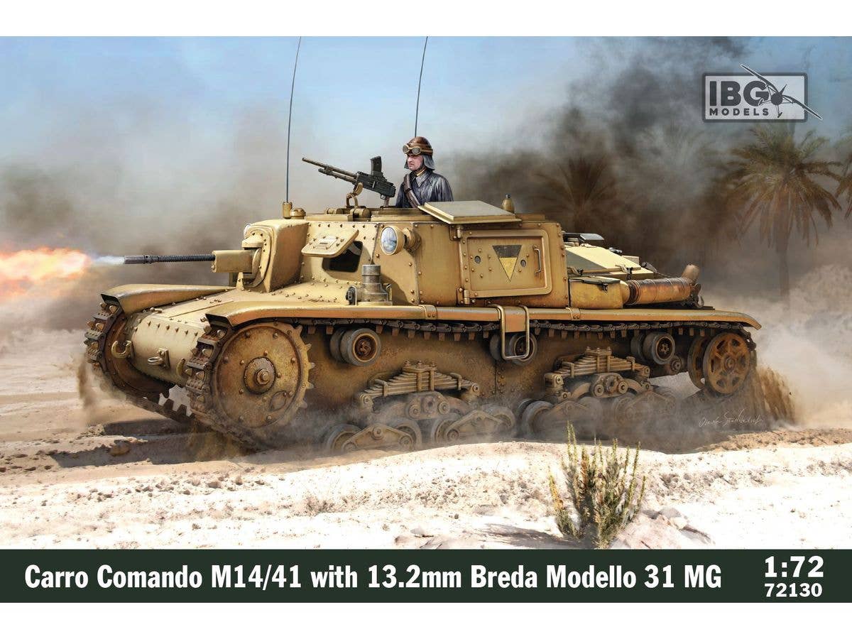 1/72 カルロコマンド M14/41 指揮戦車w/ブレダM1931 13.2mm機関銃