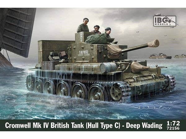 1/72 クロムウェル Mk.IV 巡航戦車 (C車体)w/潜水渡渉装備