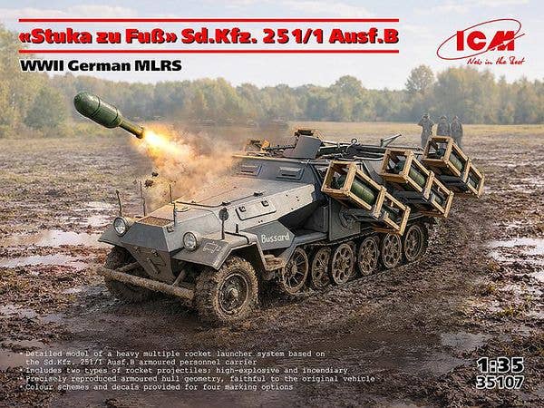 1/35 Sd.Kfz. 251/1 Ausf.B 多連装ロケットランチャー搭載型 スツーカ