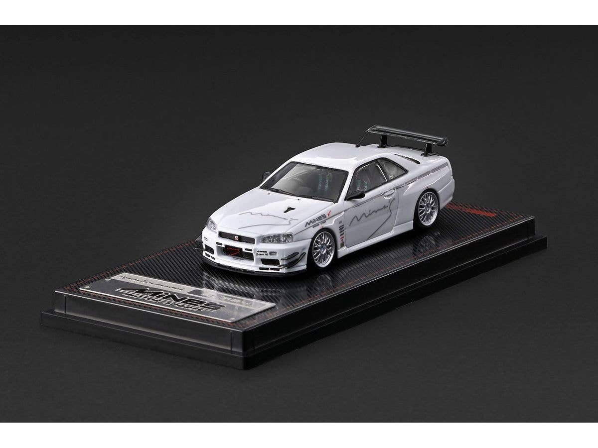 1/64 Nissan Skyline GT-R Mine's (R34) White
