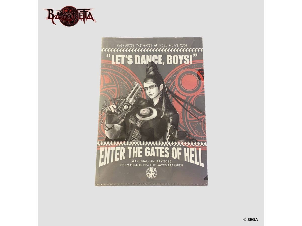 ベヨネッタ The Gates of Hell 香港出店記念 クリアフォルダーA4 (再販)