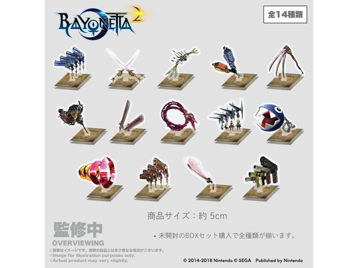 ベヨネッタ2 The Gates of Hell x いいじゃん 武器コレクショントレーディングミニアクスタ 1Box 14pcs