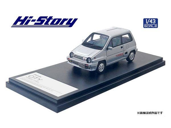1/43 Honda CITY TURBO II (1983) クォーツシルバーメタリック