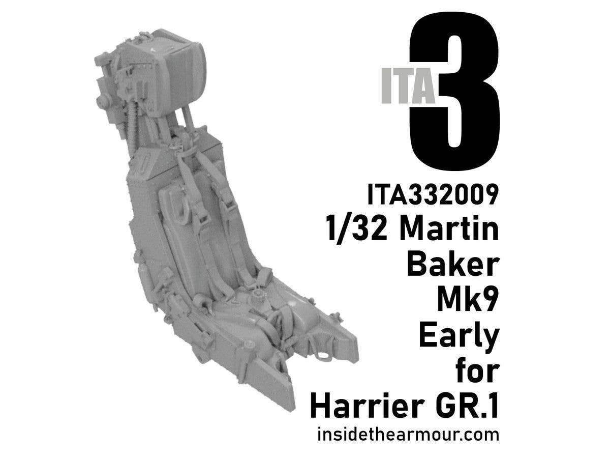 1/32 ハリアー GR.1用マーティン・ベイカー Mk.9 射出座席 (初期)
