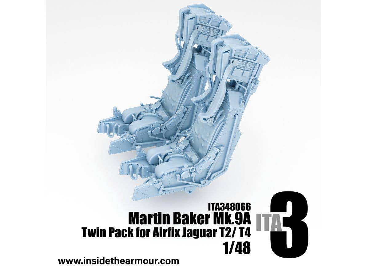 1/48 ジャギュア T2/T4用マーティン・ベイカー Mk.9A 射出座席 (2個入り) (エアフィックス用)