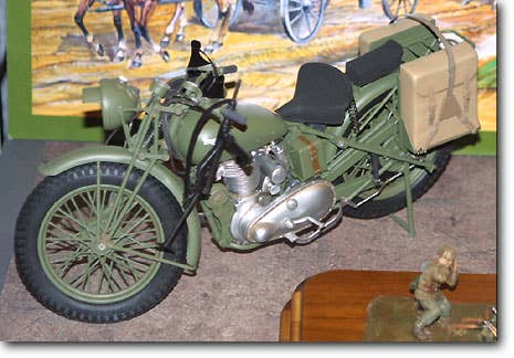 1/9 トライアンフ 3HW WWII 軍用バイク