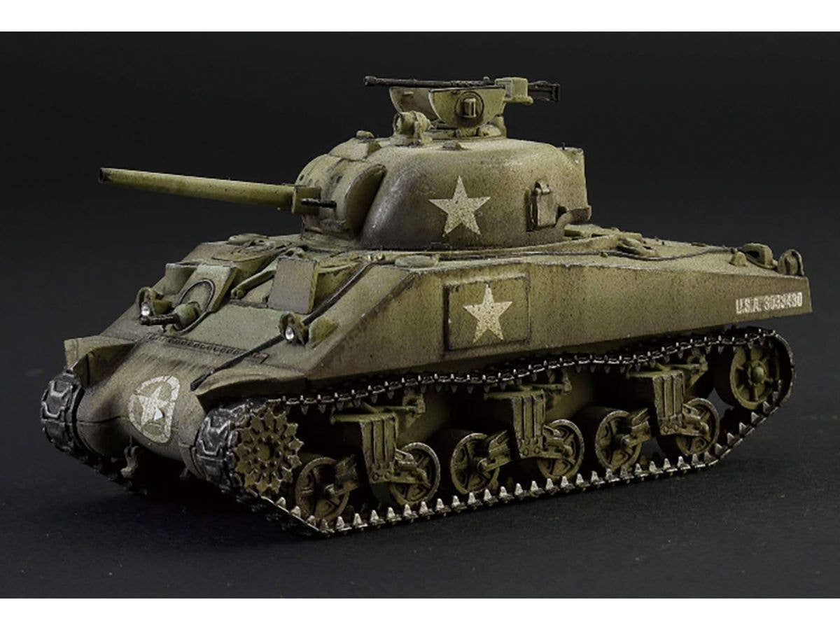 1 /56 WW.II アメリカ軍 M4戦車 シャーマン 75mm砲搭載型