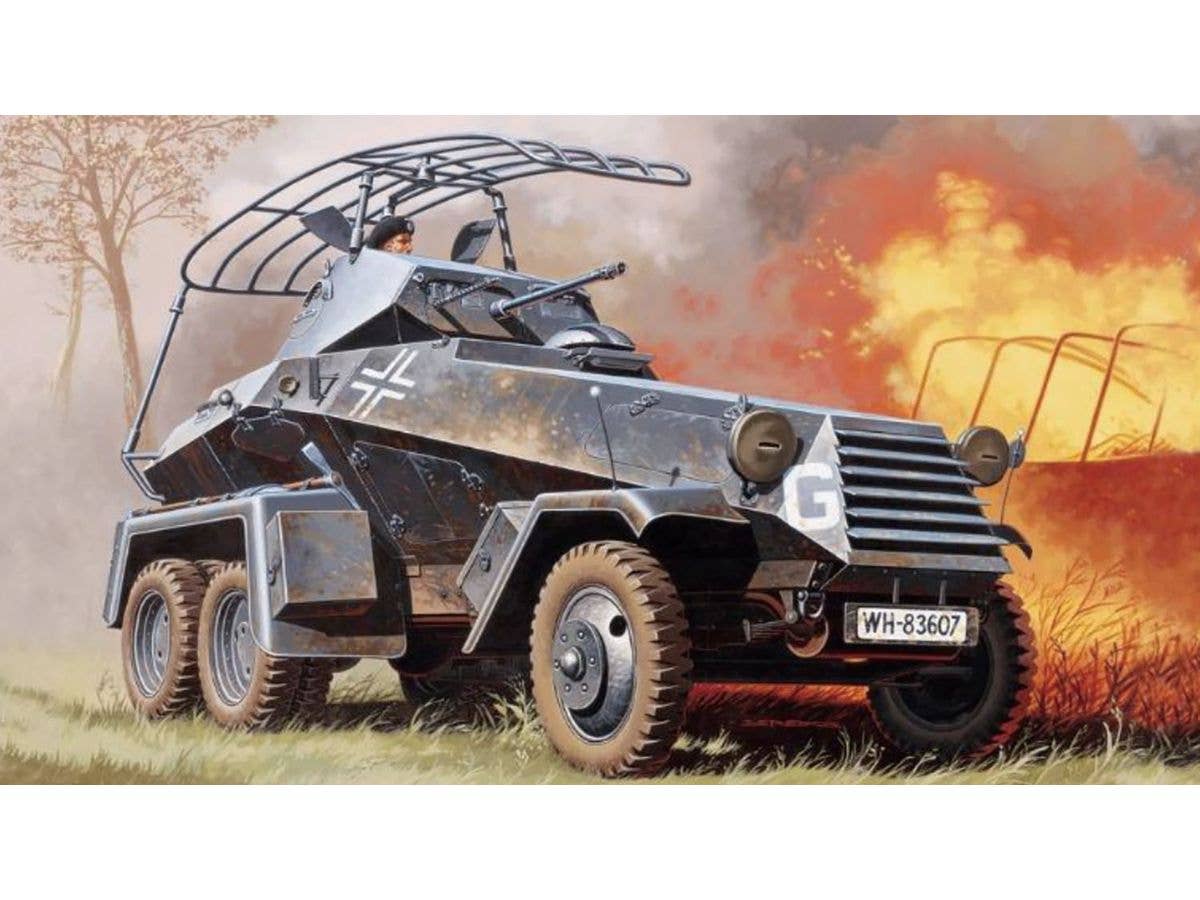 1/72 WW.II ドイツ軍 Sd.Kfz.232 6輪装甲無線車