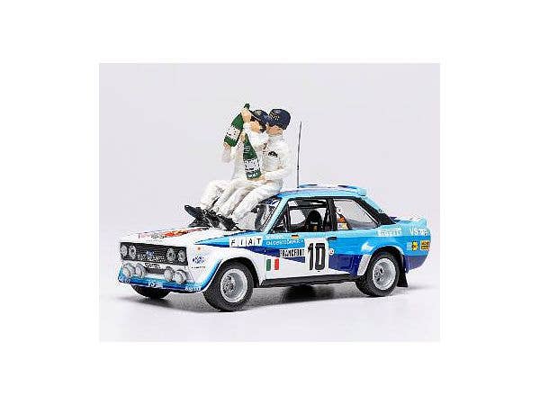1/43 フィアット 131 アバルト 1980年モンテカルロラリー 優勝 #10 W.Röhrl/C.Geistdörfer フィギュア付