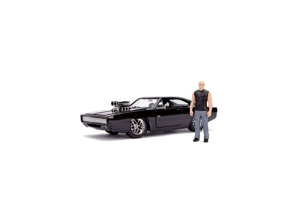 1/24 F&F ダッジ チャージャー ブラック ドミニク･トレット フィギュア付