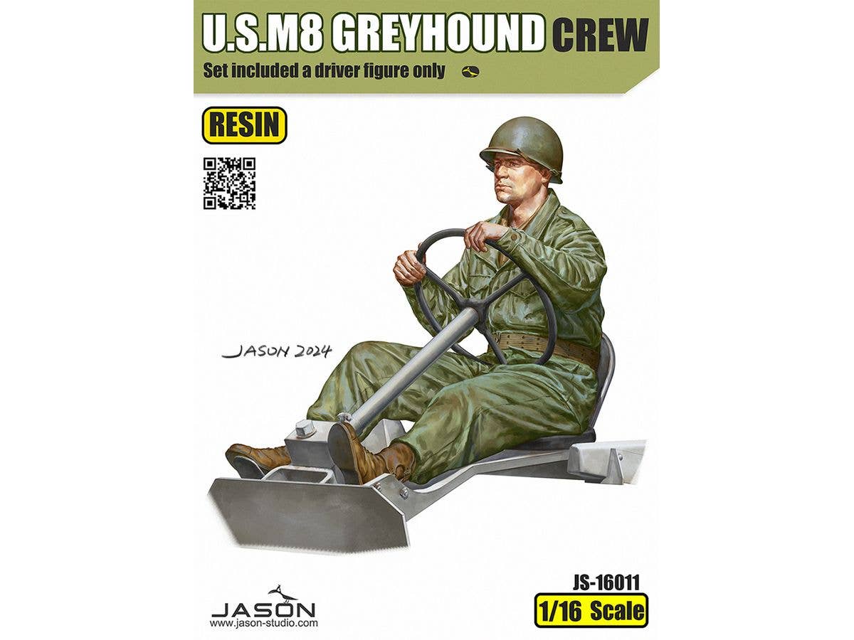 1/16 米軍 M8 グレイハウンド用操縦手フィギュア