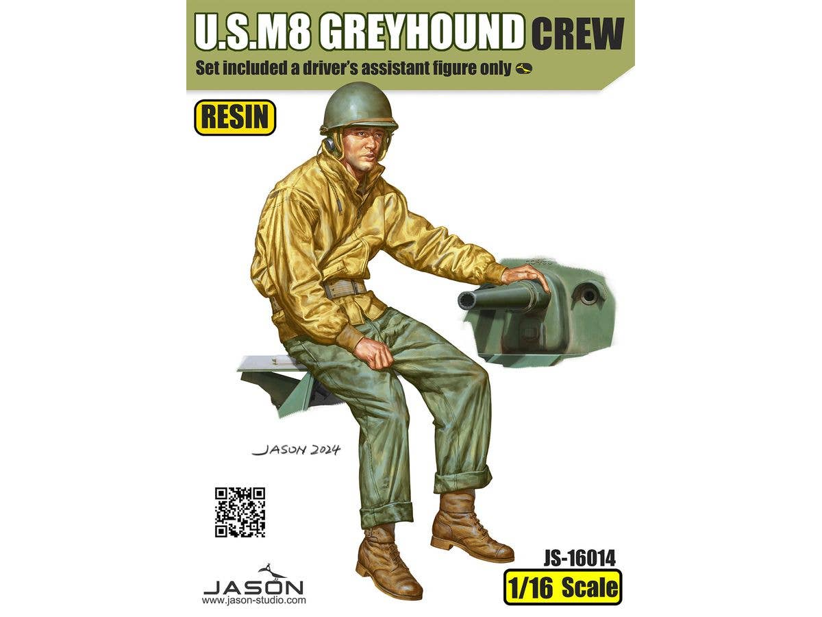 1/16 米軍 M8 グレイハウンド用副操縦手フィギュア