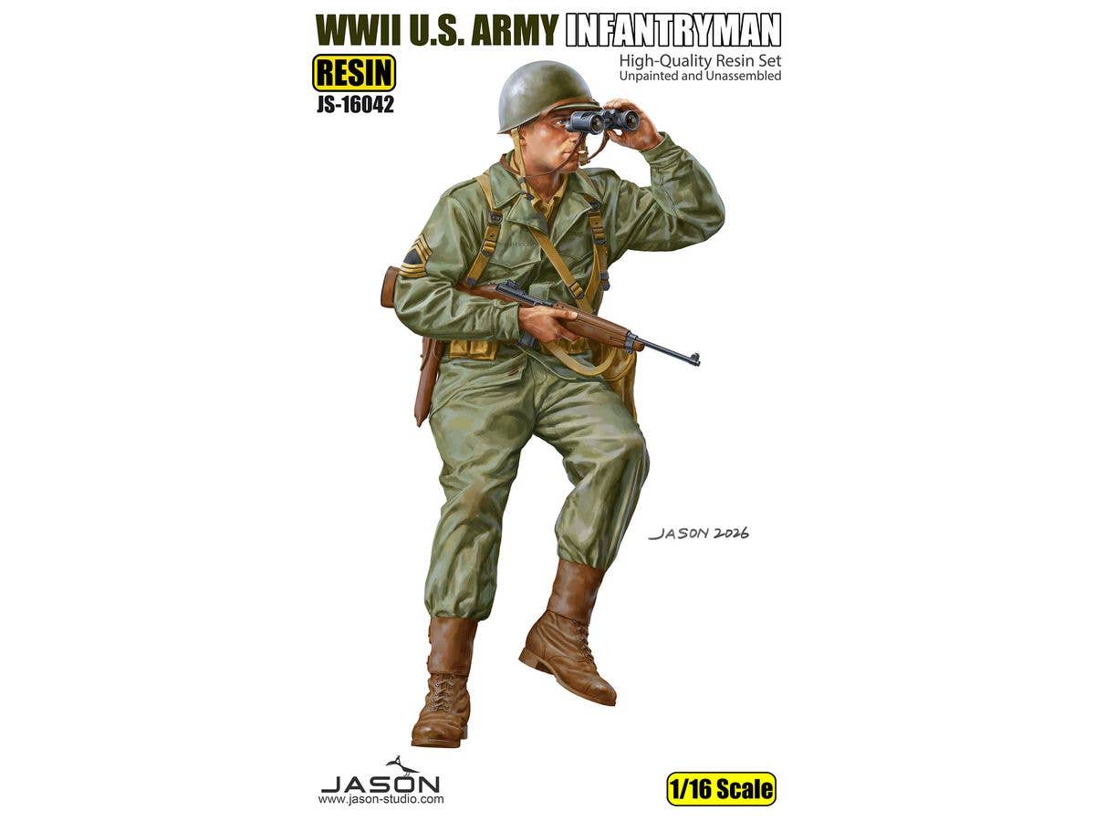 1/16 WW.II 米陸軍歩兵w/双眼鏡