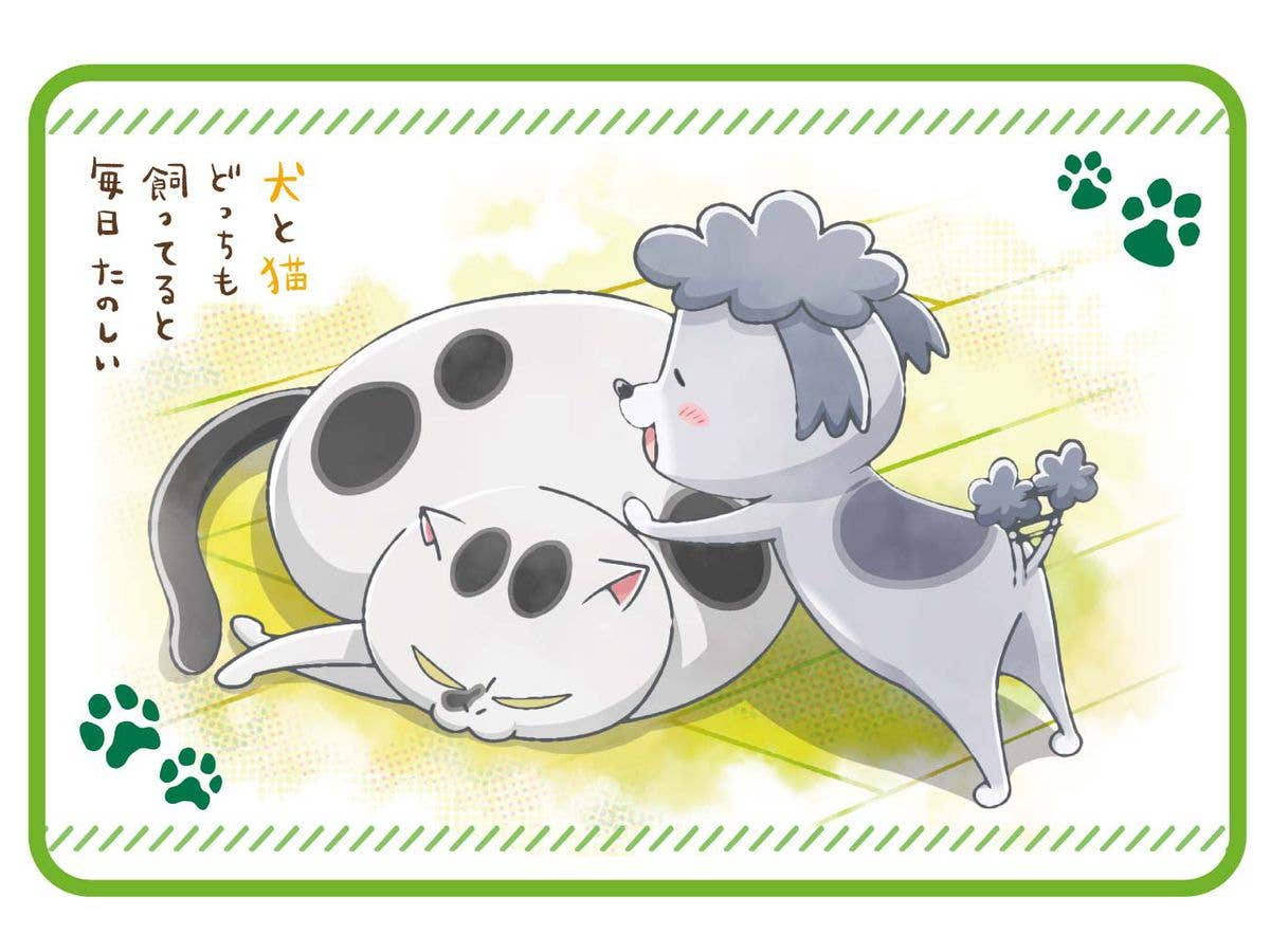犬と猫どっちも飼ってると毎日たのしい ブランケット おさそい