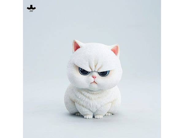 JXKスタジオ むすっと猫 ホワイト