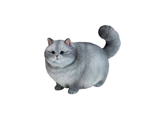 JXK ぽっちゃり猫 シルバータビー
