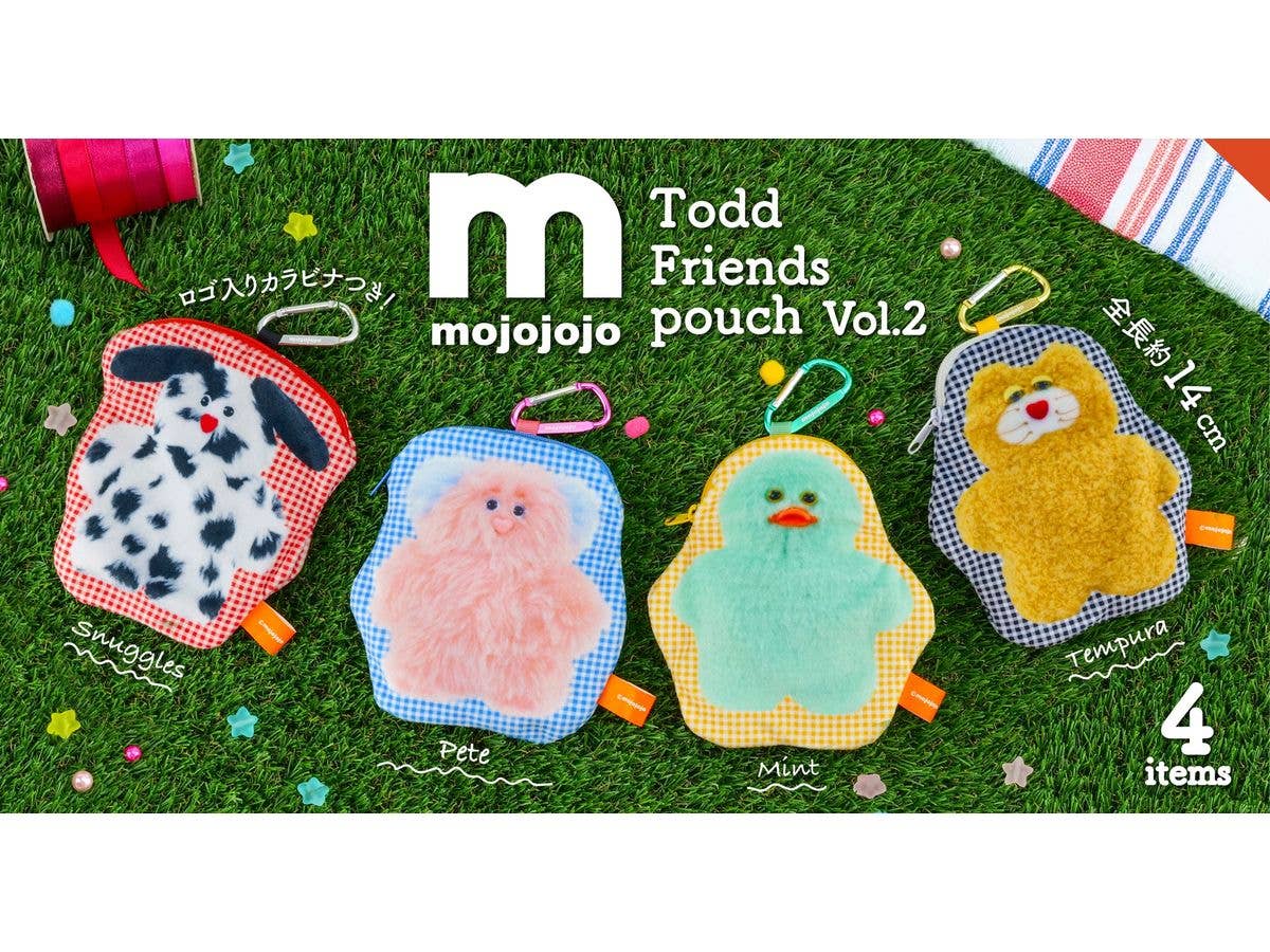 mojojojo Todd Friends ポーチ 第2弾 BOX版 1Box 12pcs
