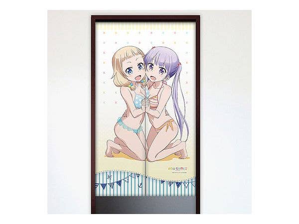 NEW GAME!! のれん (涼風青葉 & 桜ねね)