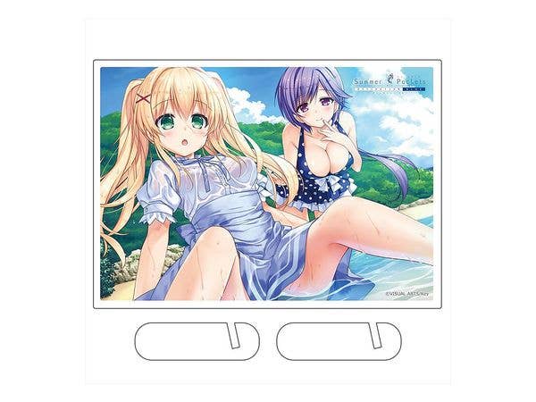 Summer Pockets REFLECTION BLUE アクリルパネル (紬ヴェンダース & 水織静久)