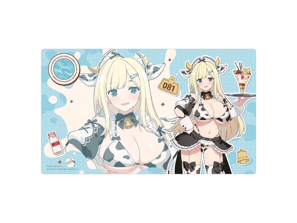シノビマスター 閃乱カグラ NEW LINK: 描き下ろしラバーマット (詠/ミルキーメイド)
