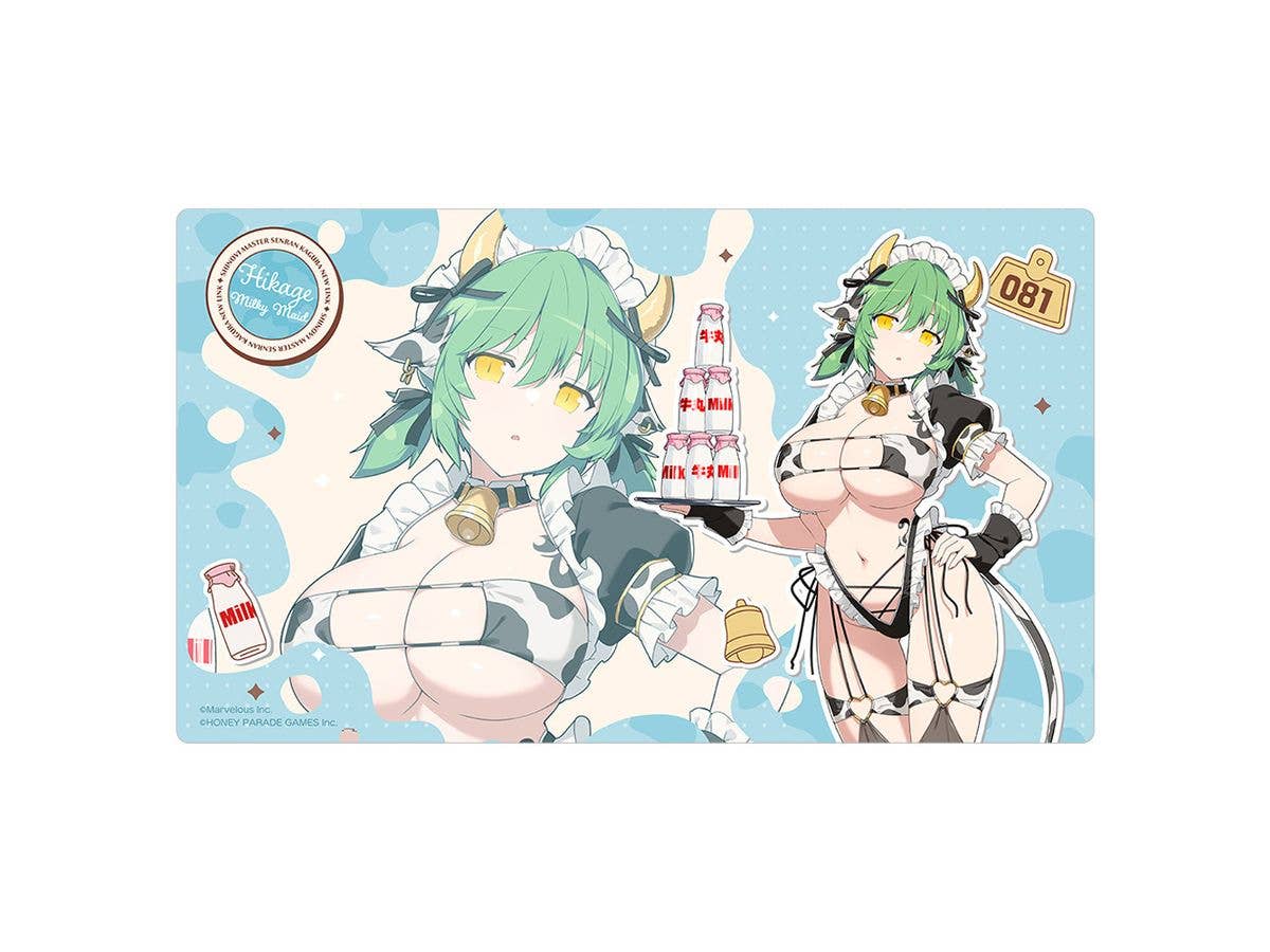 シノビマスター 閃乱カグラ NEW LINK: 描き下ろしラバーマット (日影/ミルキーメイド)